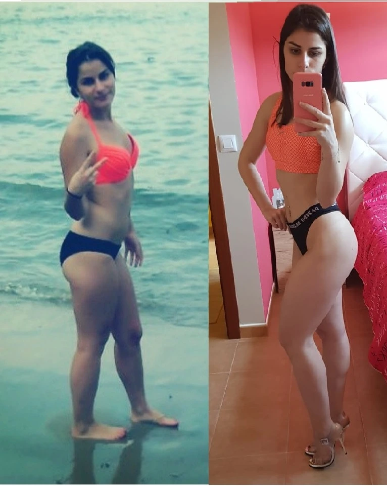 Transformación física cliente femenino — recomposición corporal